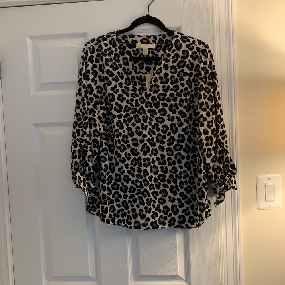 Michael Kors Leopard Top